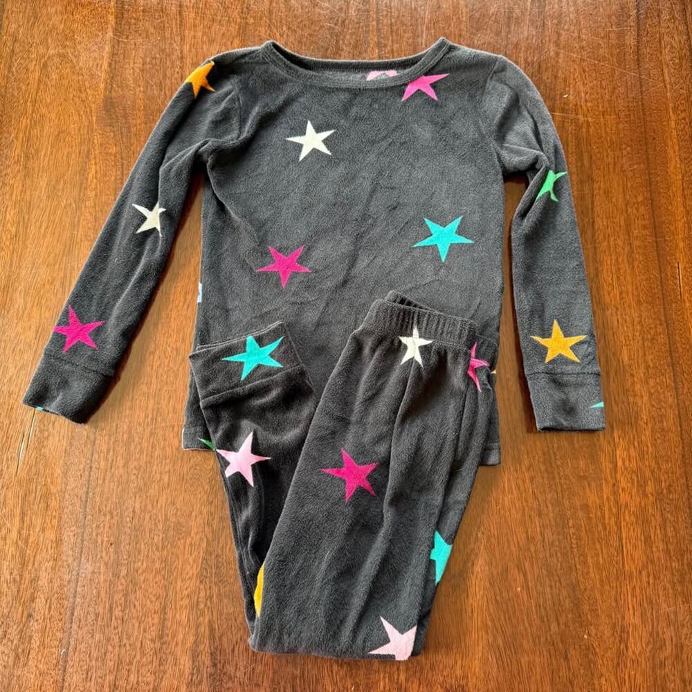 Cat & Jack Snuggly Soft 5T Star Print Pajama Set